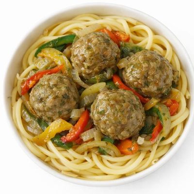 Chicken Veggie Balls Pasta
