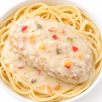 Chicken Stuffed Spinach Pasta