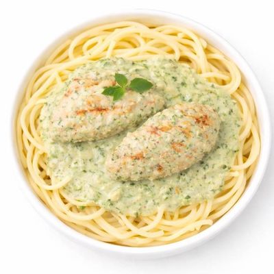 Chicken Basil Sauce Pasta