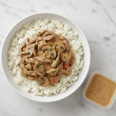 Beef Stroganoff Rice