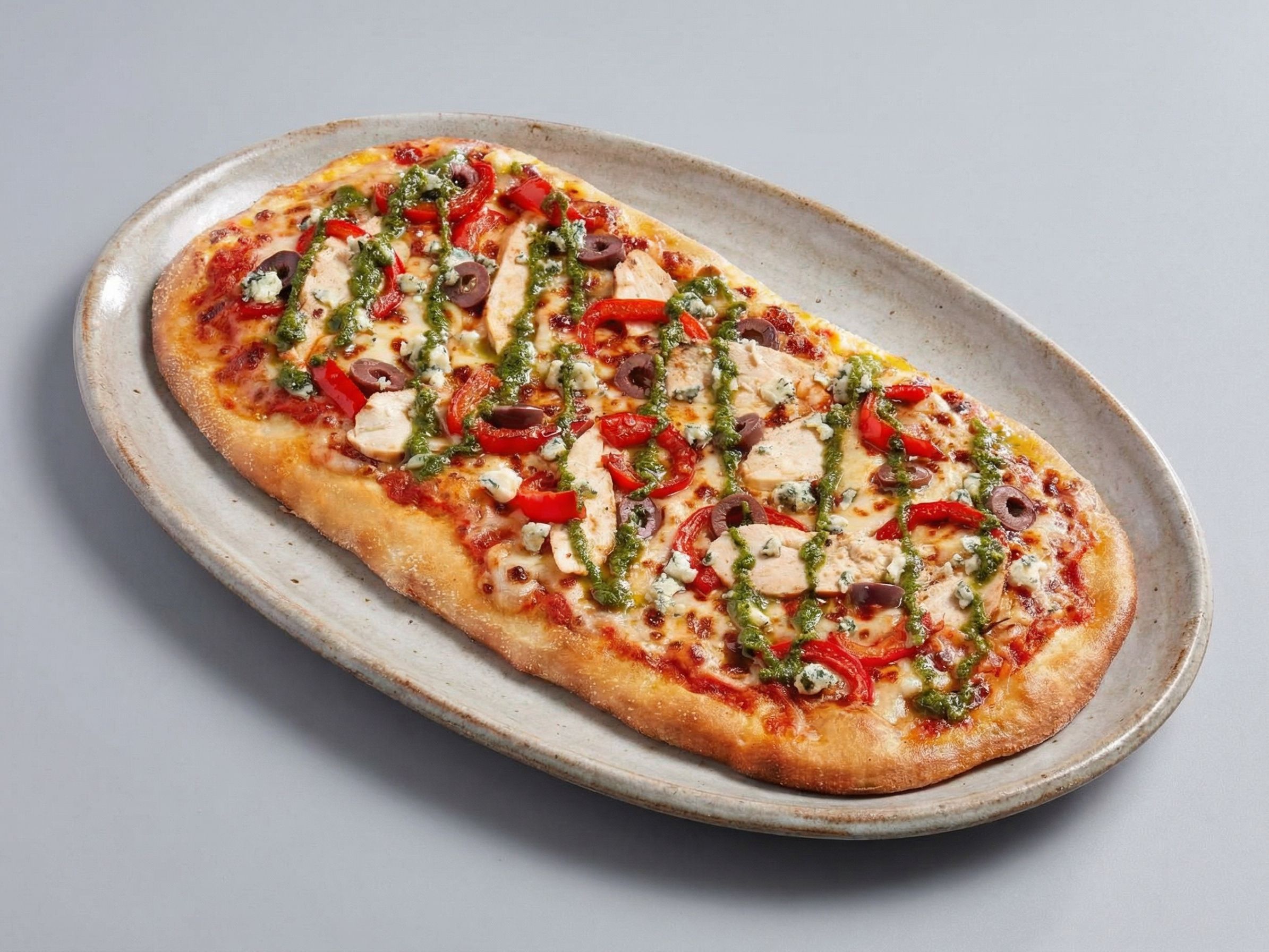 Roasted Pepper & Rosemary G Chicken Pizza