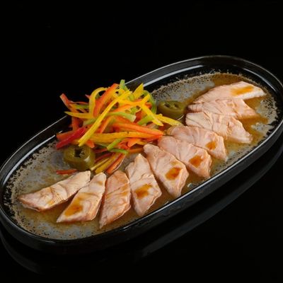 Salmon Tataki Sashimi