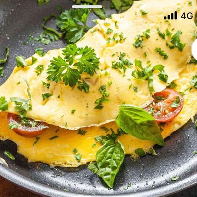 Cheese Omelette Mix Dish