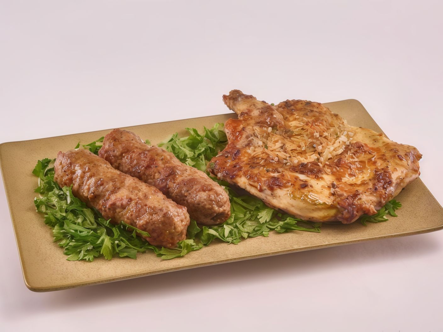 Quarter Chicken And Kofta Meal