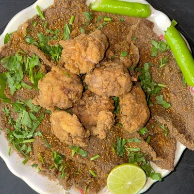 Quarter kilo brain and liver