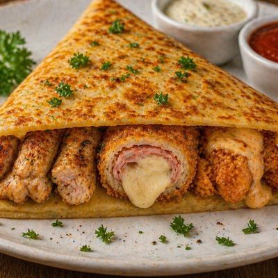 Mix Chicken Crepe