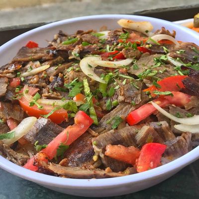 فتة شاورما لحم أرز أبيض
