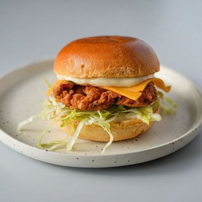 Large Chicken Cheeseburger