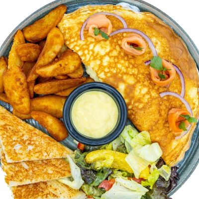 Omelette Salmon