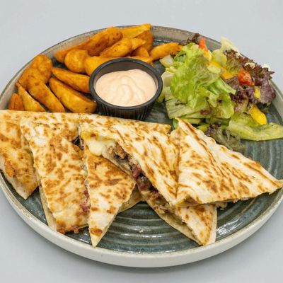 Chicken Quesadilla with Mushroom.