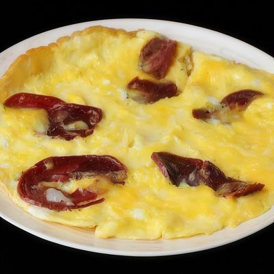 Pastrami omelet