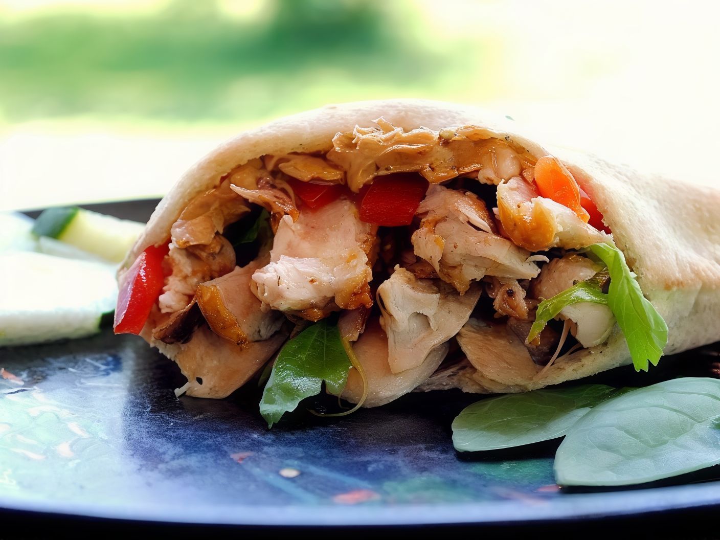 Syrian shish sandwich