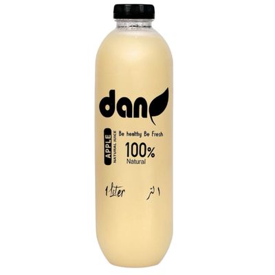Natural red apple juice