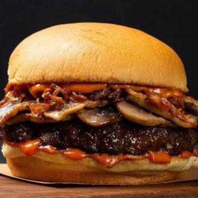 Mushroom Meat Burger