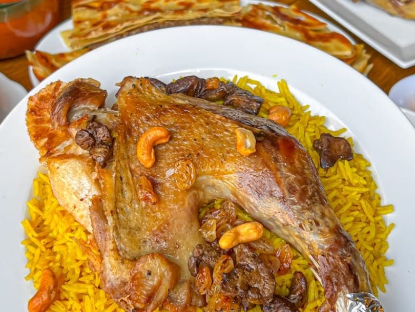 Quarter Baladi Turkey Meal with Khalta Rice