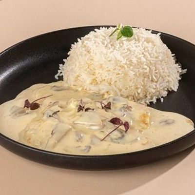 وجبة دجاج بالفطريات