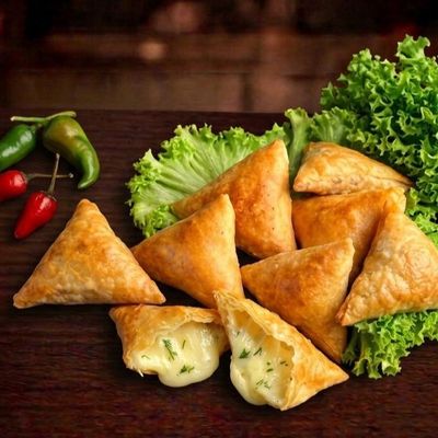 Crispy Cheese Samosa