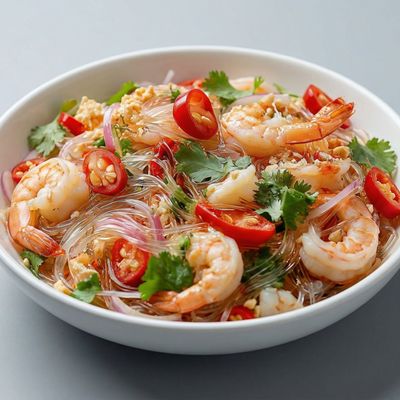 Glass Noodles Shrimp Salad