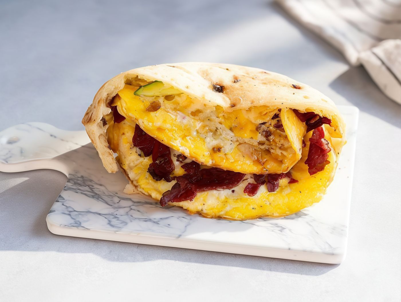 Pastrami Omelette