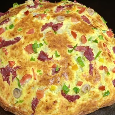Pastrami Kiri Oriental Pizza