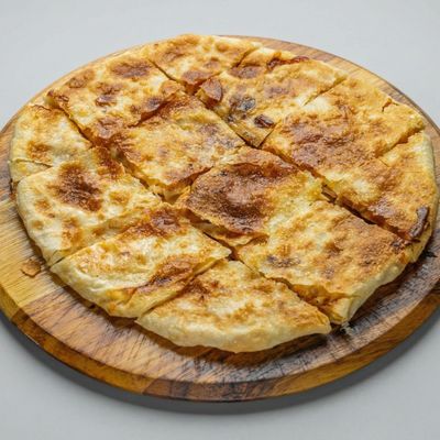 Hazelnut cream halawa pie