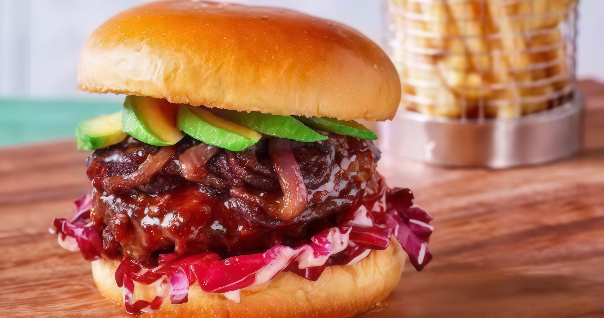 Caramelized Beef Burger