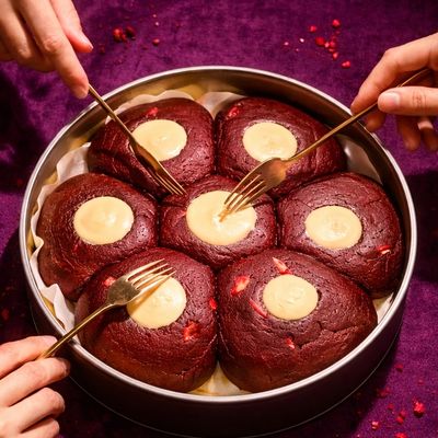 Red Velvet Tin Box