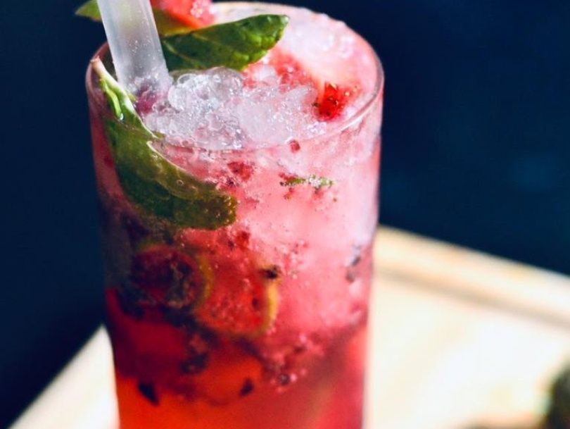 Strawberry Red Bull Mojito
