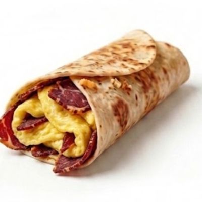 Basturma Omelette Roll