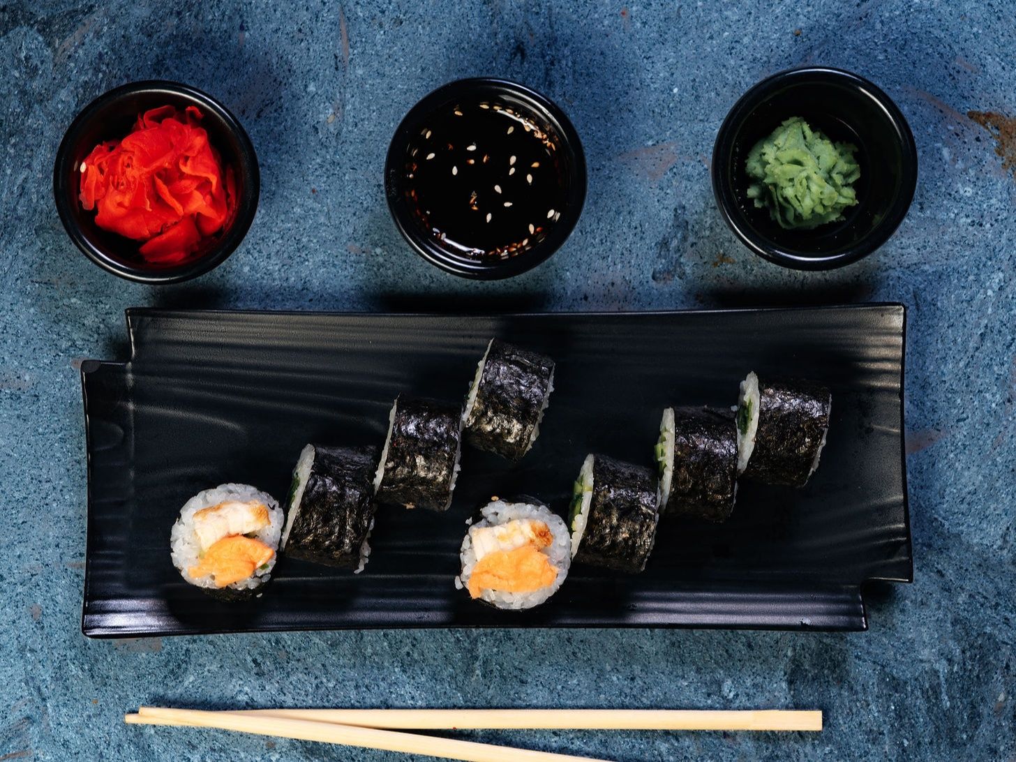 Eel with Salmon Maki