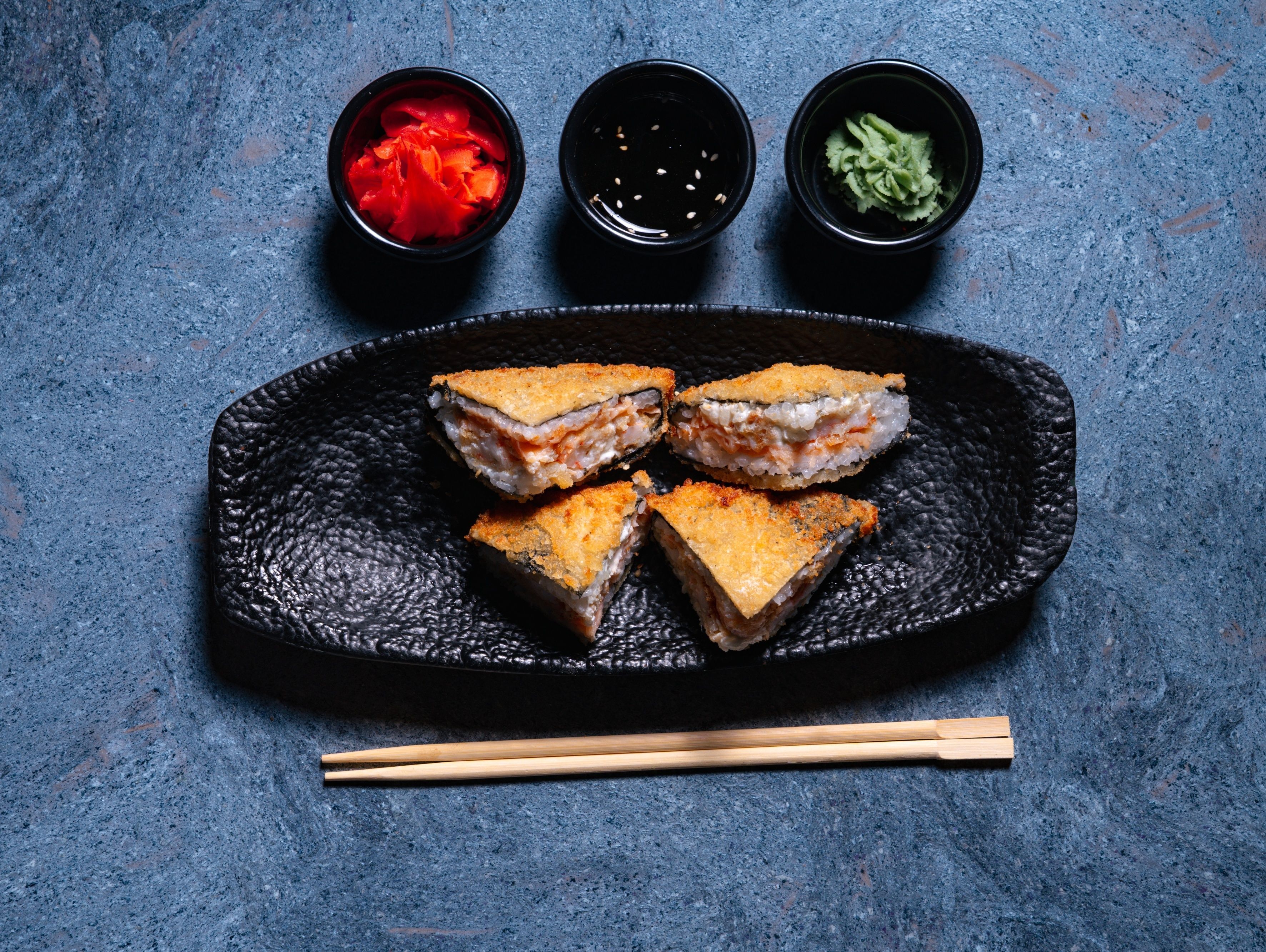 Crispy Fried Sushi Burger
