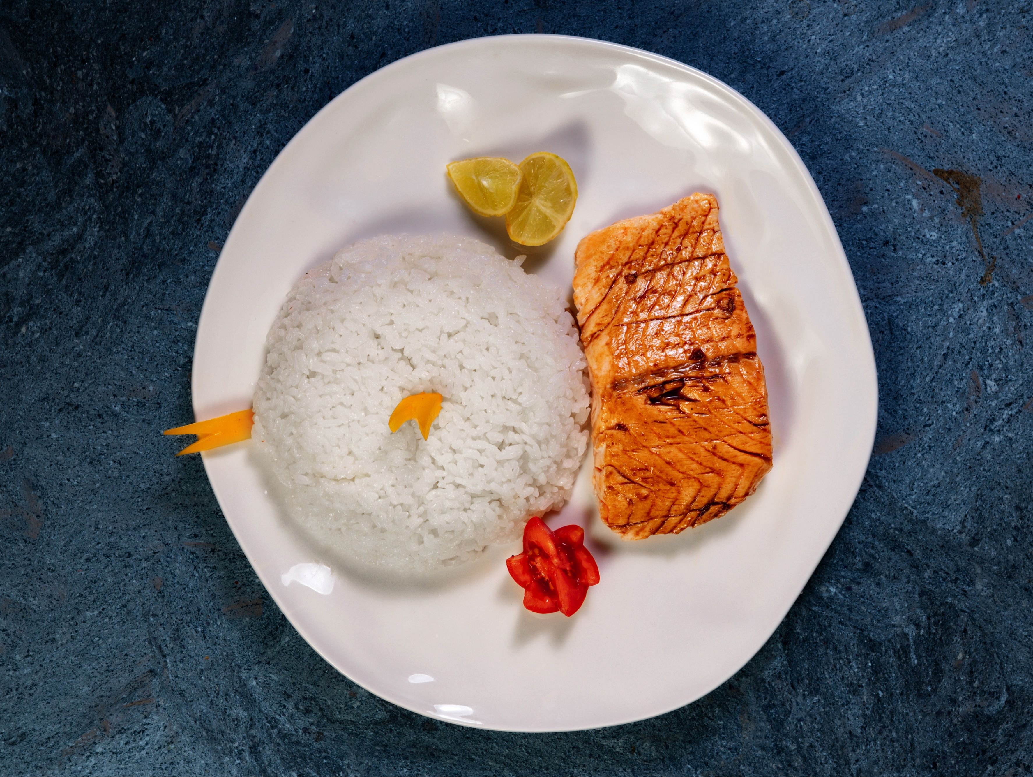 Grilled Salmon Steak