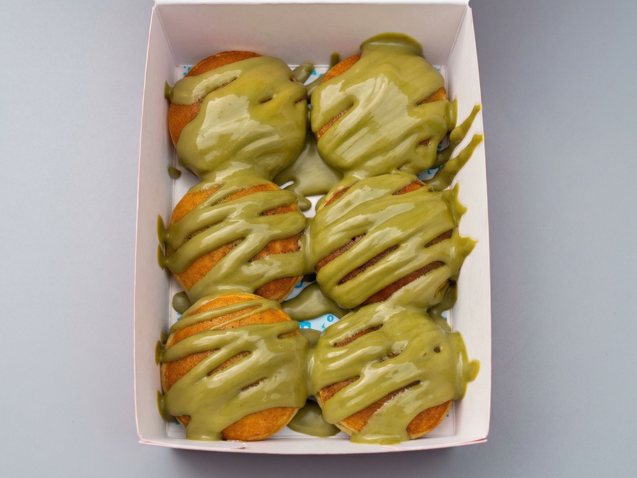 6 Pistachio Mini Pancakes
