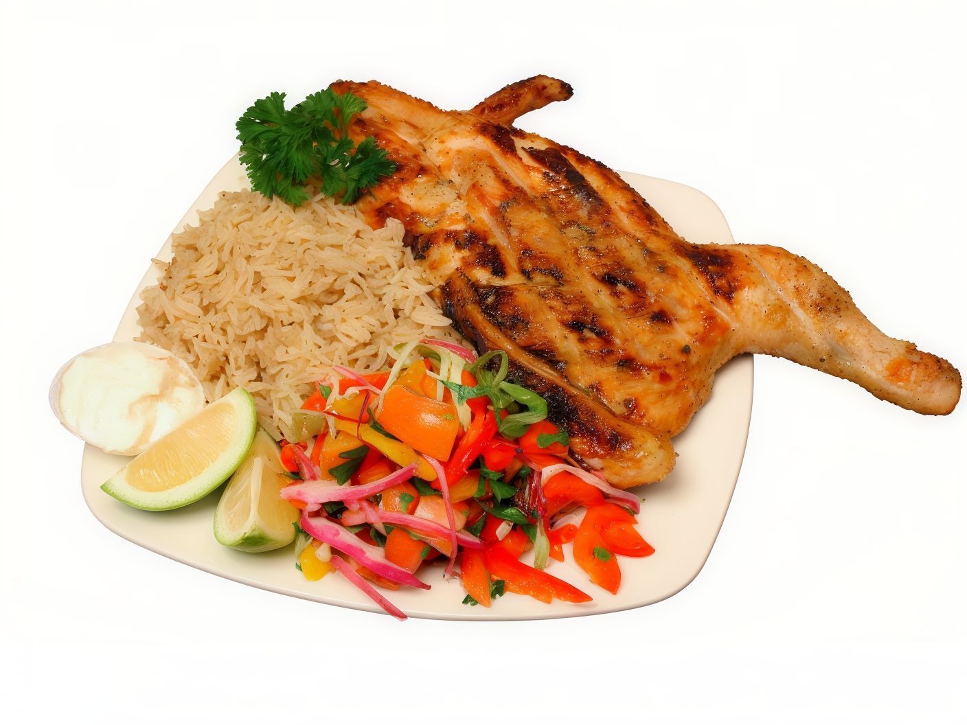 Quarter Charcoal Chicken Meal