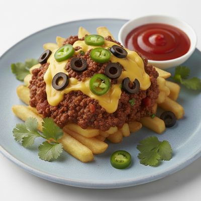 Chili Pepper French Fries With Cheese