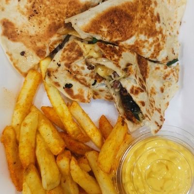 Sausage Quesadilla