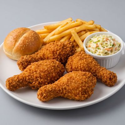 4-piece broasted chicken meal