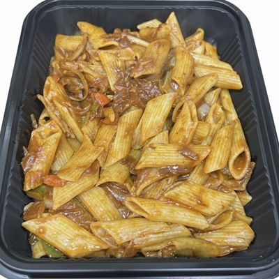 Pasta with red sauce