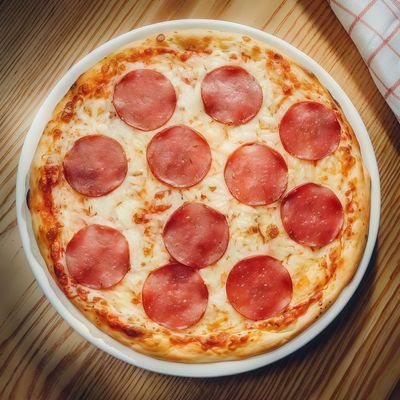 Salami Pizza