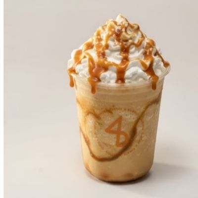 Salted caramel frappe