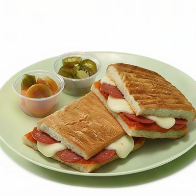 Pepperoni Pizza Sandwich