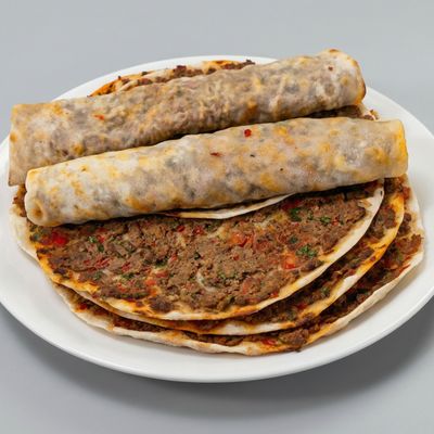 لحم بعجين أحمر