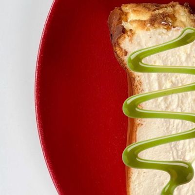 Pistachio San Sebastian Cheesecake