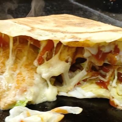 Grilled Chicken Crepe