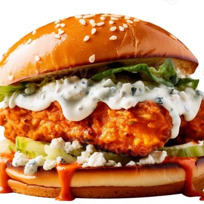 Buffalo Ranch Chicken Nashville Sandwich