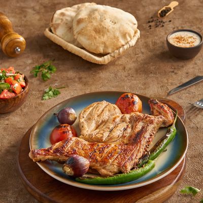 Half grilled chicken offer