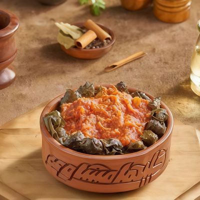 Vine Leaves with Knuckles Casserole