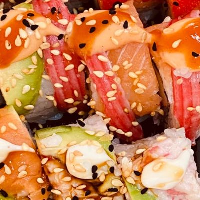 Rainbow Roll 4 pieces