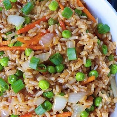 Fried rice with vegetables