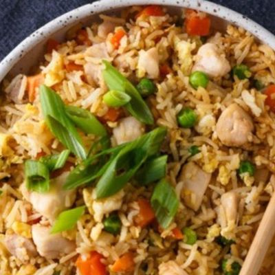 Fried rice with chicken